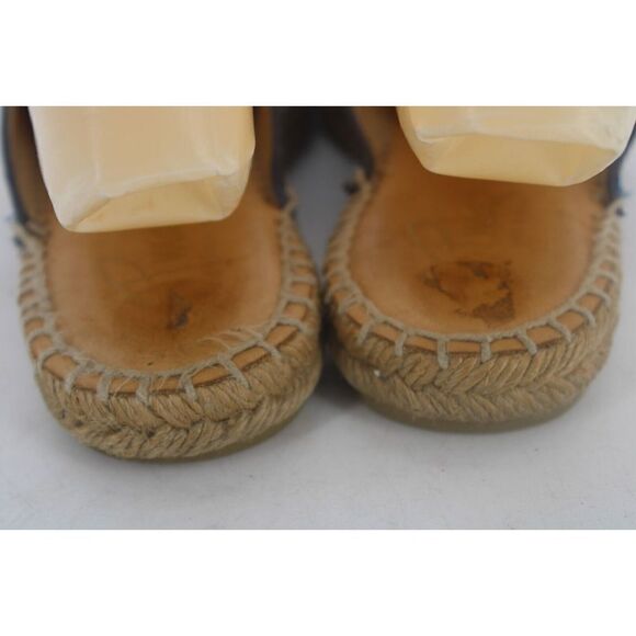 Pinaz blue suede espadrilles size 37 / 7 leather upper - Picture 8 of 11